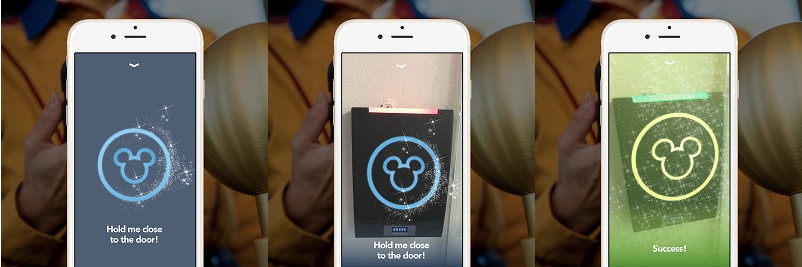 Three states from the Keynote concept prototype