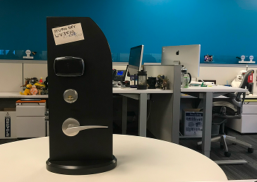 The Tiny Door used to test working prototypes of door unlock experiences
