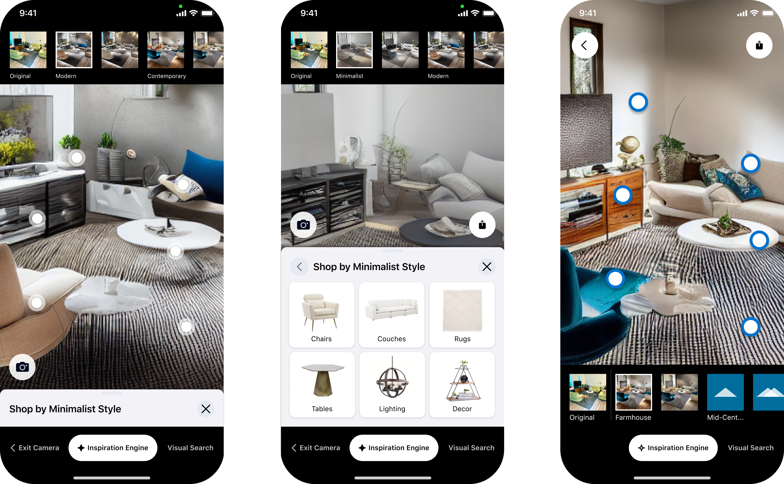 Style Your Space design drafts